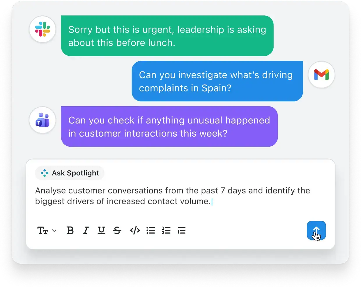 Quality Assurance Software screenshot featuring highlighted interactions