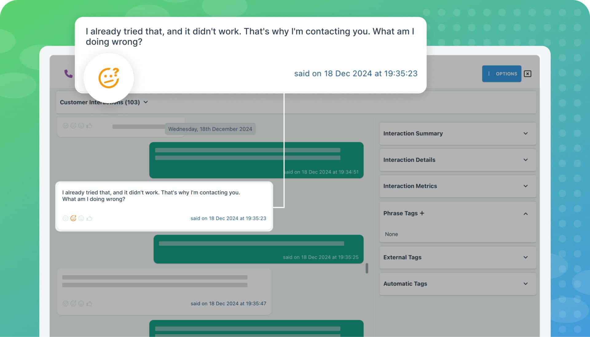 Confusion detection in EdgeTier