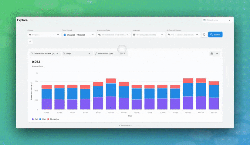 Table view and CSV export