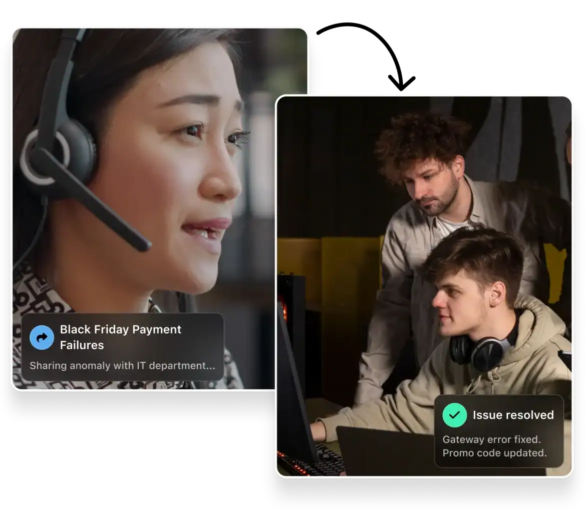 Faster issue resolution