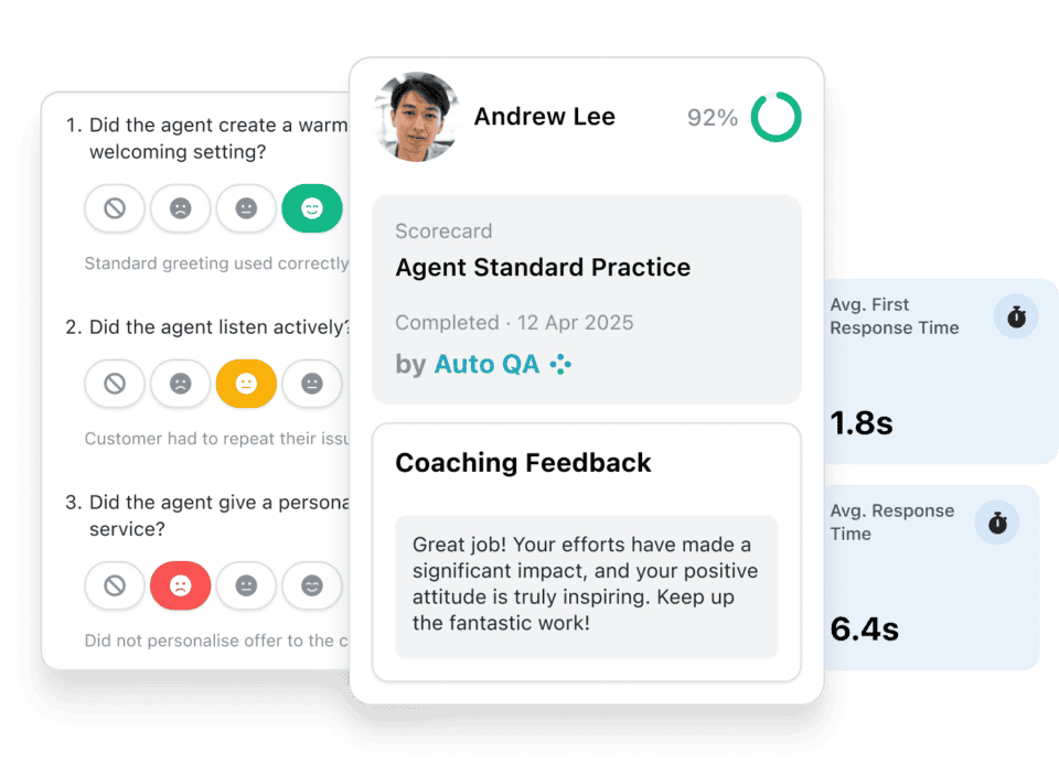 Targeted QA that helps agents up their game