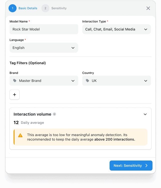 Full Visibility, Full Control: Create and Manage Anomaly Models within EdgeTier
