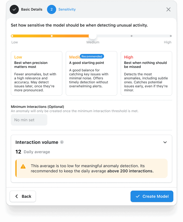 Full Visibility, Full Control: Create and Manage Anomaly Models within EdgeTier
